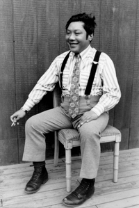 Trungpa on Porch